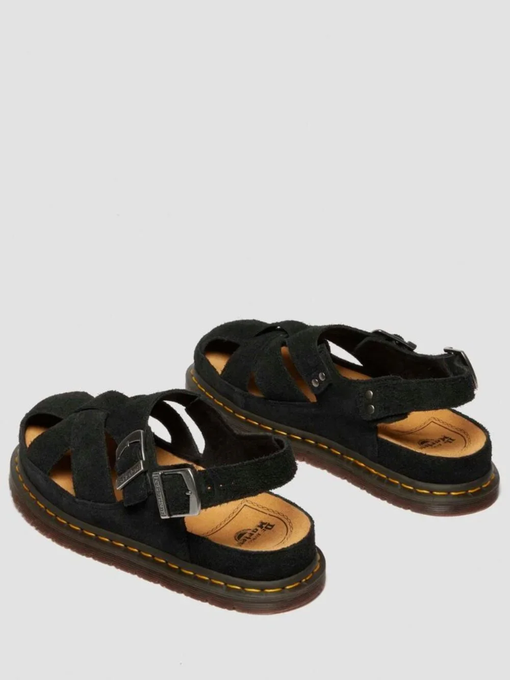 Dr. Martens Archive Fisherman Sandals in Black Suede -Size US W 8, US M 7, EU 39 - Picture 7 of 11